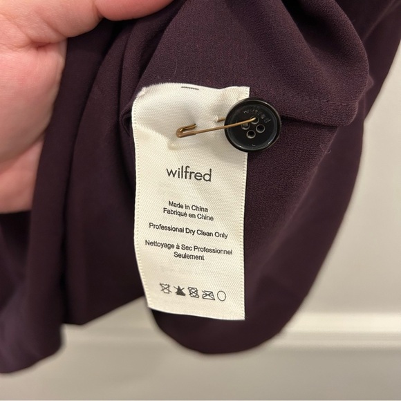 Aritzia Wilfred Tank Top Large purple open back - Picture 7 of 8